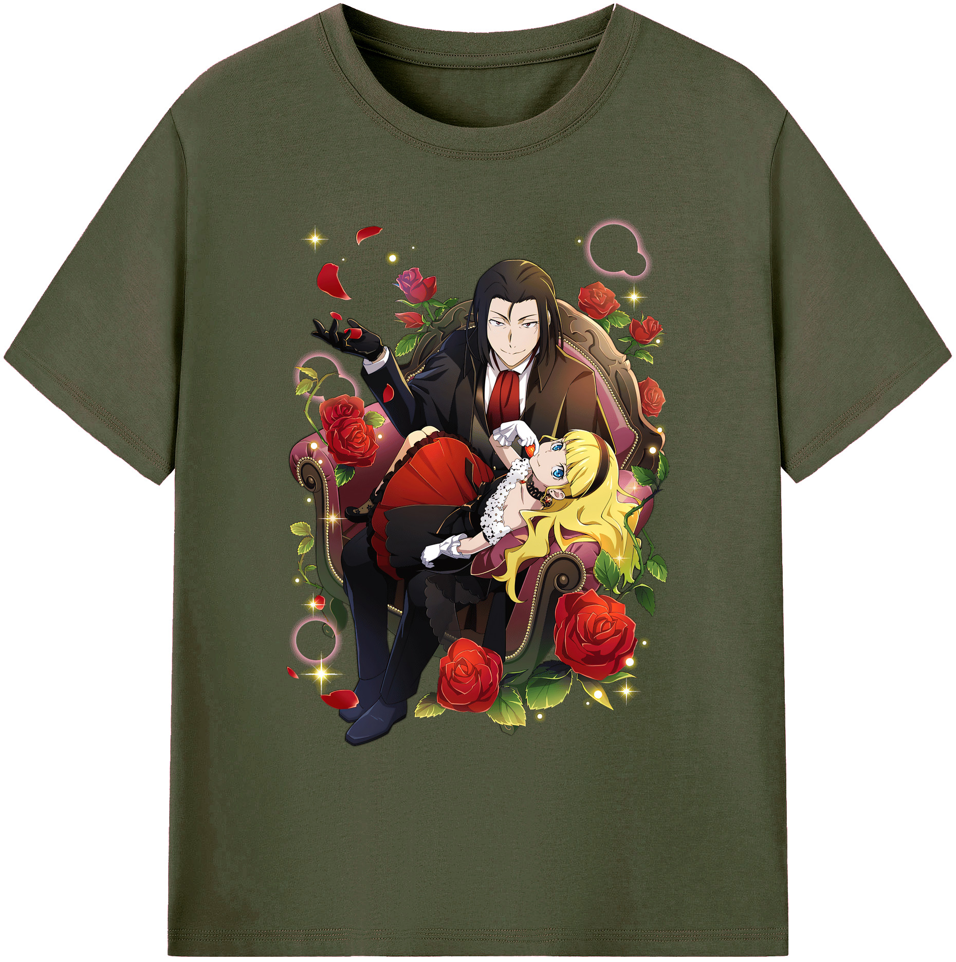 （画像用） 文豪ストレイドッグス Bungo Stray Dogs 綿100％ メンズ半袖Tシャツ｜肌触りやわらか＆通気性